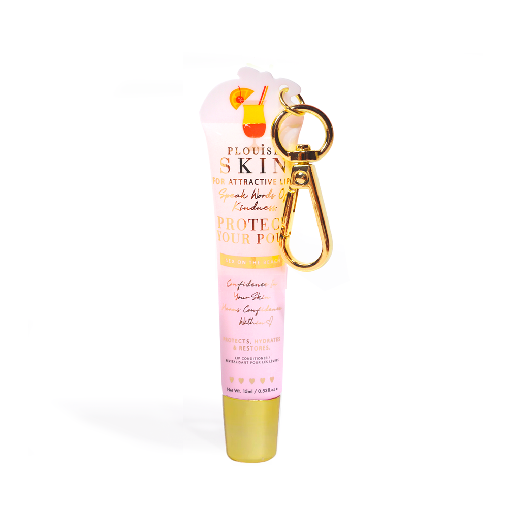 Bescherm uw pruillip-sleutelhangerlipconditioner