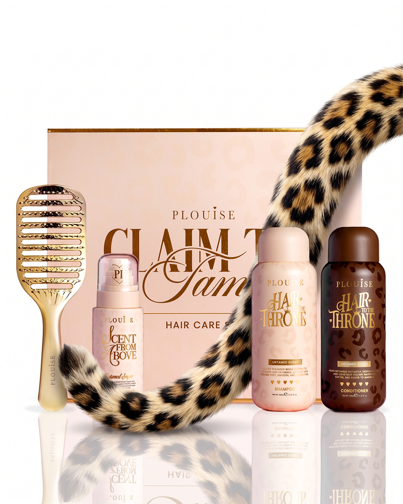 Cheetah Claim To Tame Hair Care Set