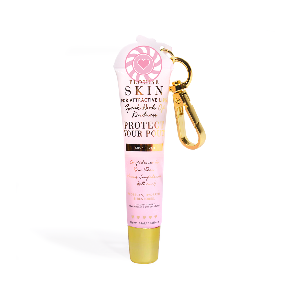 Bescherm uw pruillip-sleutelhangerlipconditioner