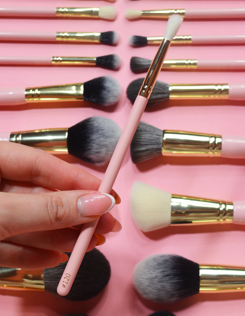 #120 Slanke, pluizige blenderborstel