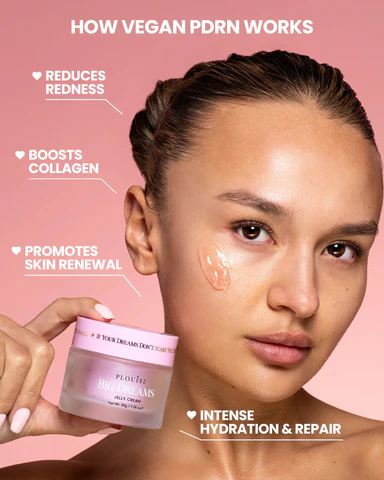 Voordelen van de Big Dreams Collagen & Vegan PDRN Jelly Cream Moisturizer