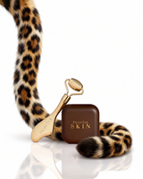 Cheetah Sculpt And Slide Face Mask, Gua Sha & Face Roller Set