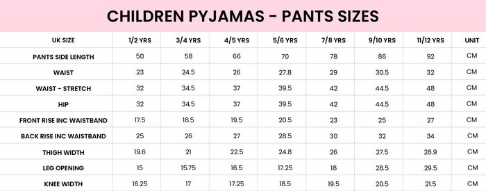Kerstpyjama met strik voor meisjes - Broekset