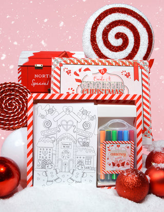 P.Louise Maak een kleurrijk kerstkleurboek