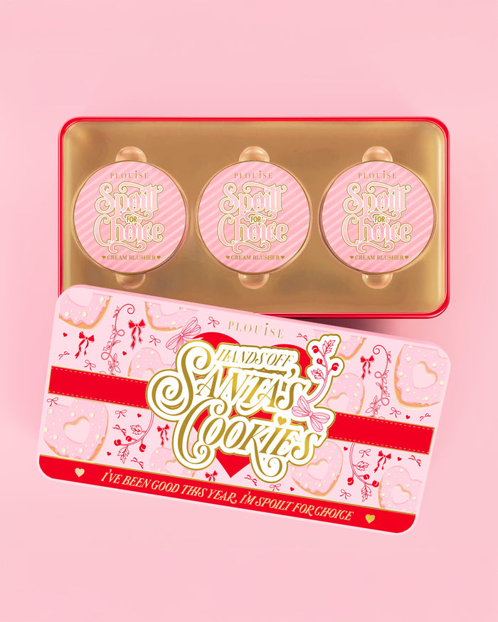 Kerstkoekjes verwend met keuze Blush Tin