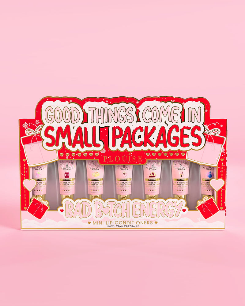 Goede dingen komen in kleine verpakkingen Mini Lip Conditioner-cadeauset