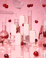 Pink P.Louise hand sanitiser sprays in cherry scents