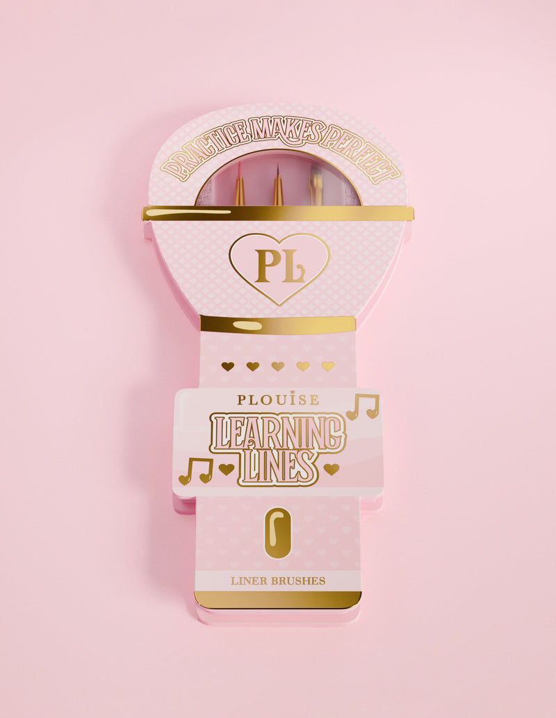 Learning Lines 3-delige set eyeliner- en detailborstels