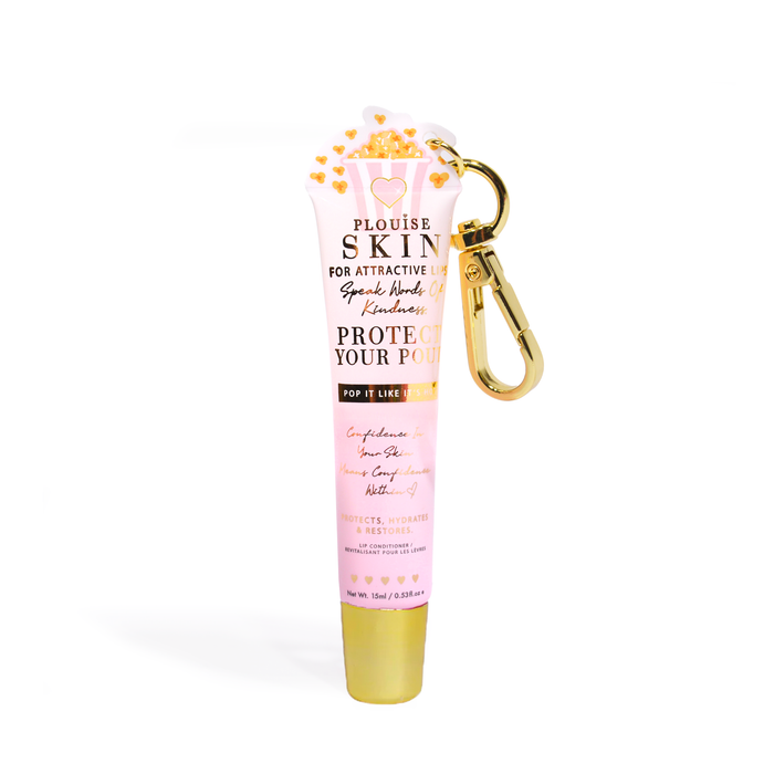 Bescherm uw pruillip-sleutelhangerlipconditioner