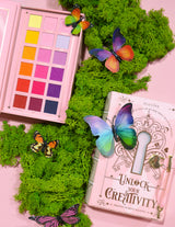 Ontgrendel uw creativiteit Rainbow Eyeshadow Palette