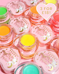 Kleurrijke collectie roze P.Louise hartvormige Lip Sleeping Masks