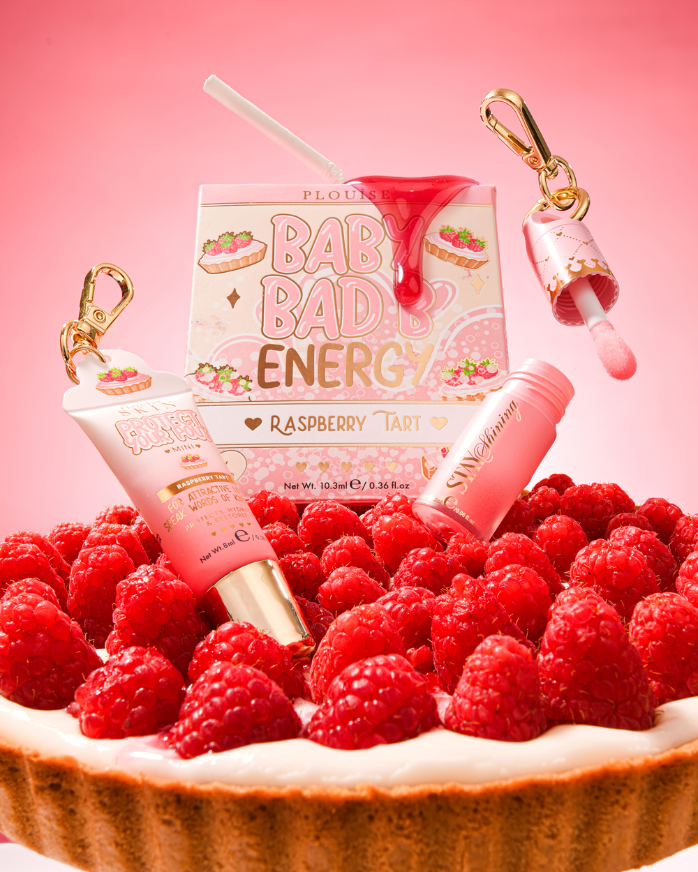 Summer Served Sweet - Pak je Shit & Go frambozentaartkofferbundel in