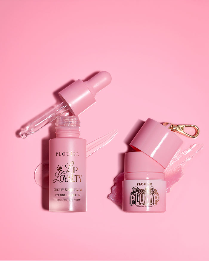 P.Louise Sippin Pretty Lip Duo met een lippenbalsem en peptide-lipserum