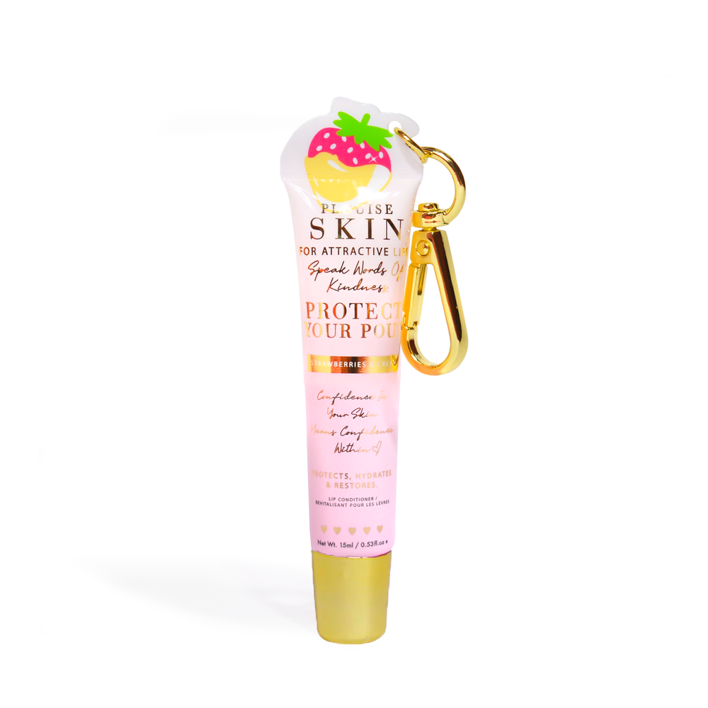 Bescherm uw pruillip-sleutelhangerlipconditioner