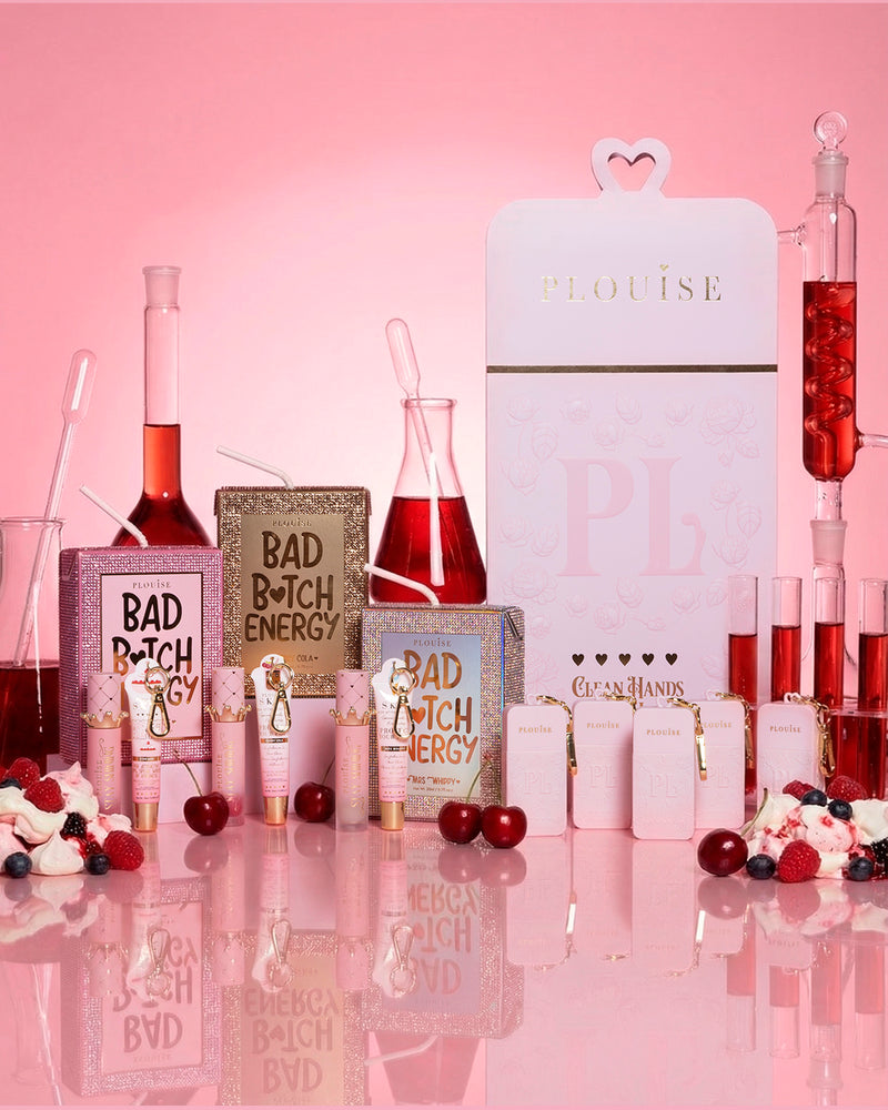 Crystal Lip Trio & handdesinfecterende spray PR-cadeauset