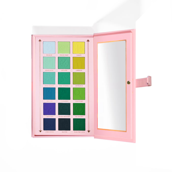 Ontgrendel uw creativiteit Rainbow Eyeshadow Palette